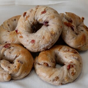 우리밀 호두 크랜베리 베이글 110g